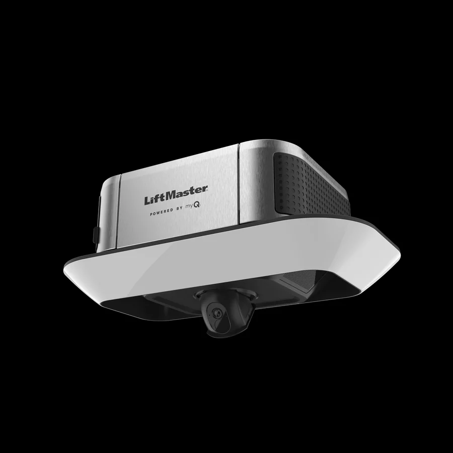LiftMaster 6690L Premium belt-drive garage door opener with 360° adjustable camera and corner-to-corner lighting